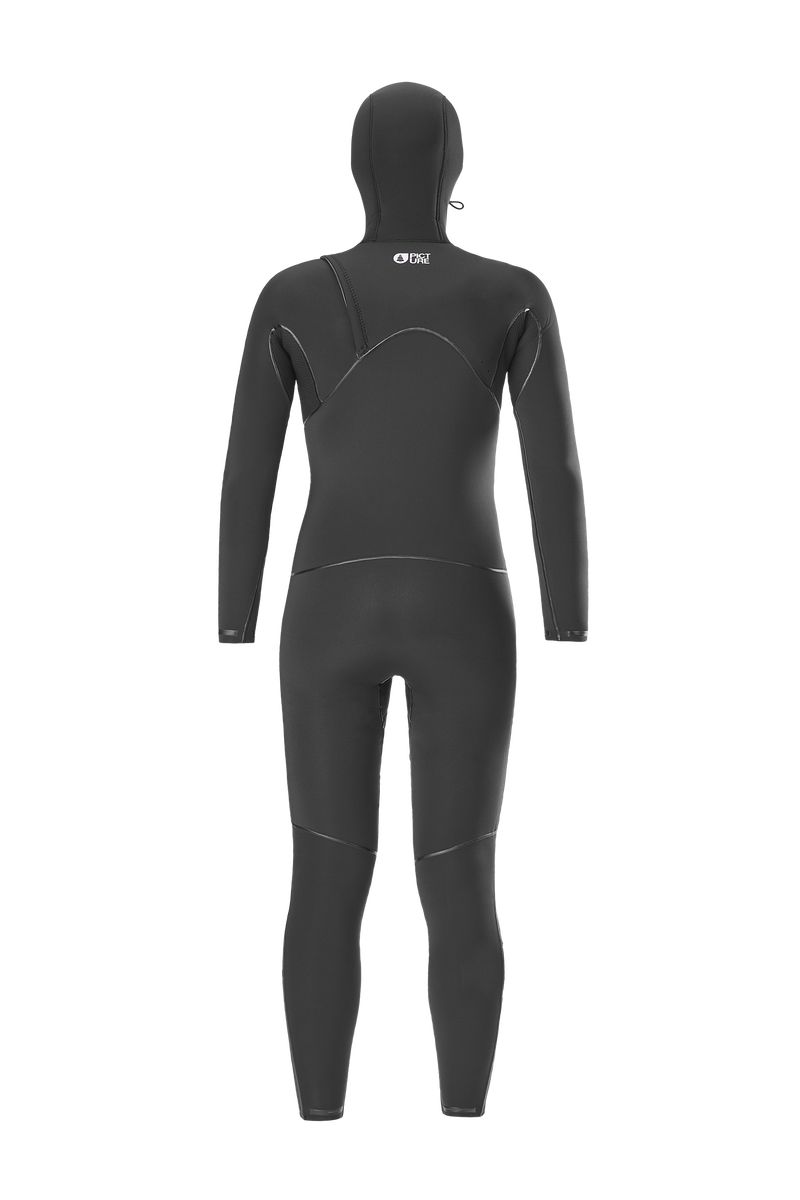 Picture Organic Dome W 5/4 Hood Fz Women's Wetsuit Black | QZU-502876