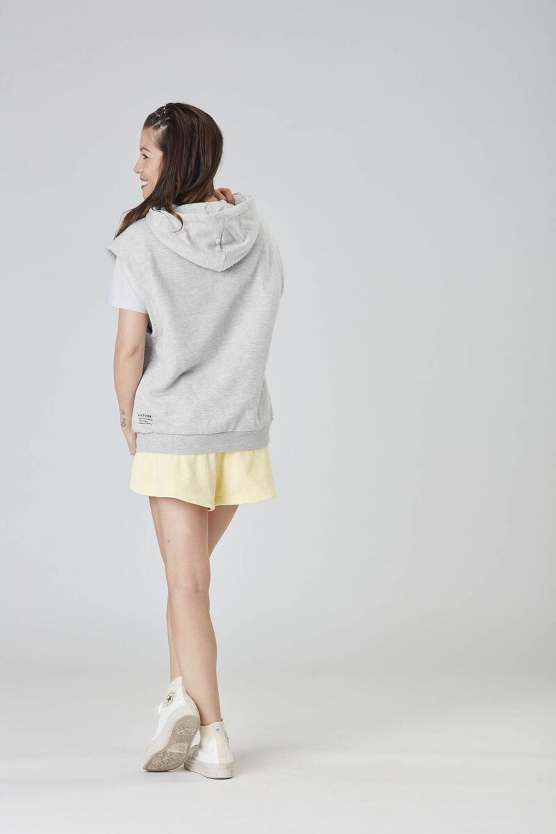 Picture Organic Dunn Ss Women's Hoodie Grey | ZCW-462758