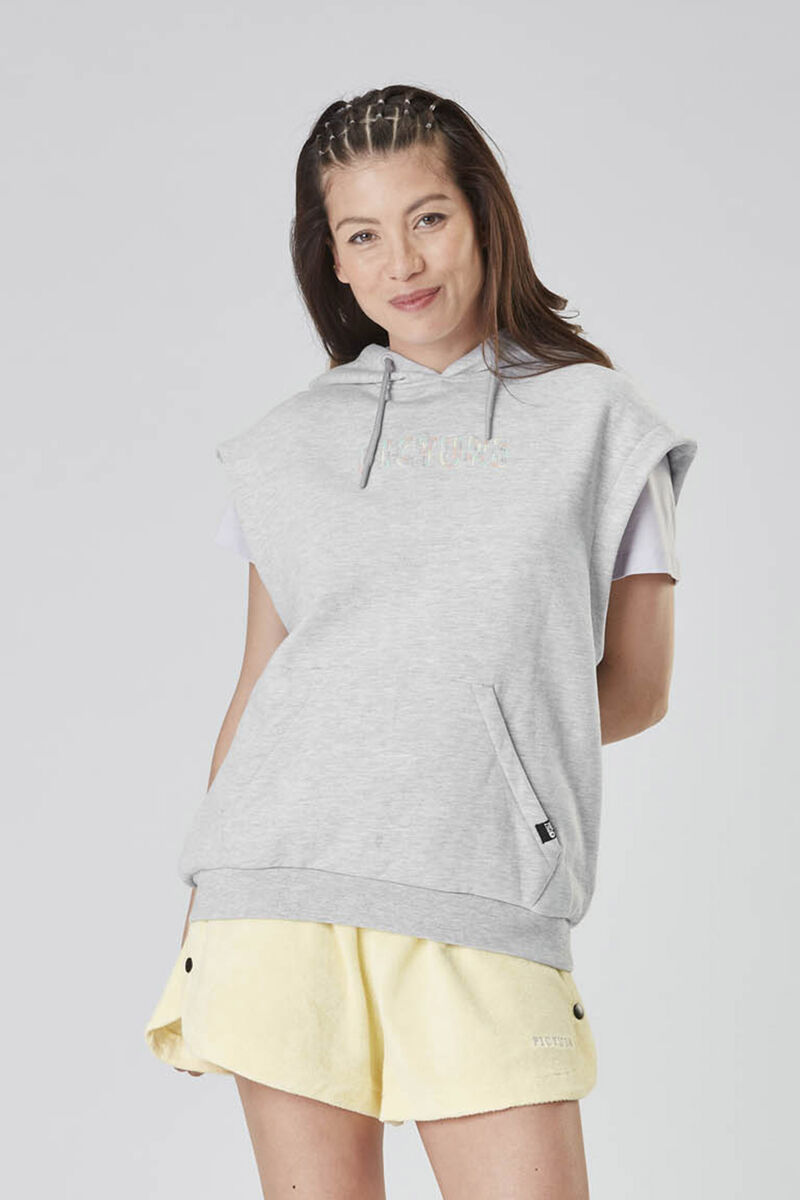 Picture Organic Dunn Ss Women\'s Hoodie Grey | ZCW-462758