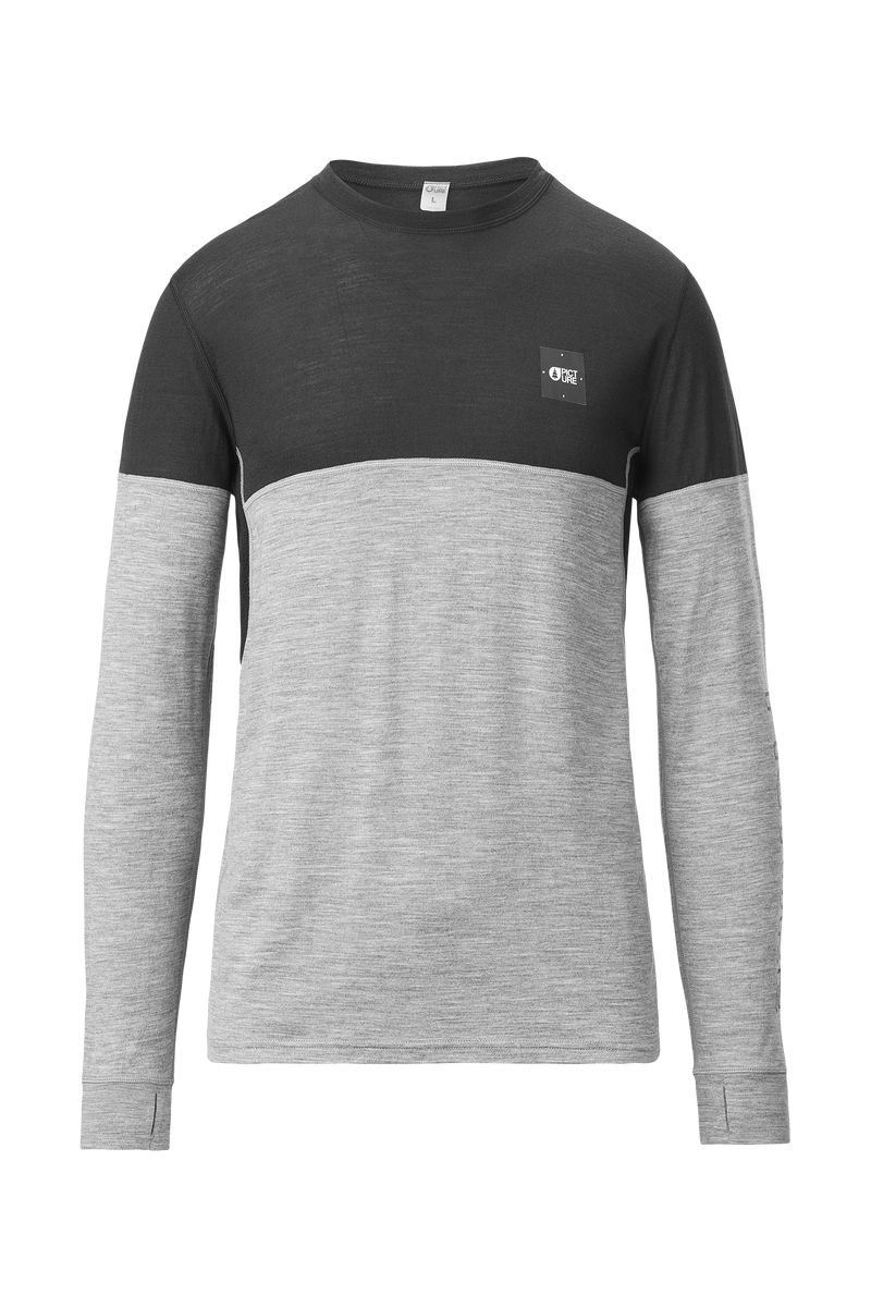 Picture Organic Eaton Merino Men's Base Layers Tops Grey | DGI-657832