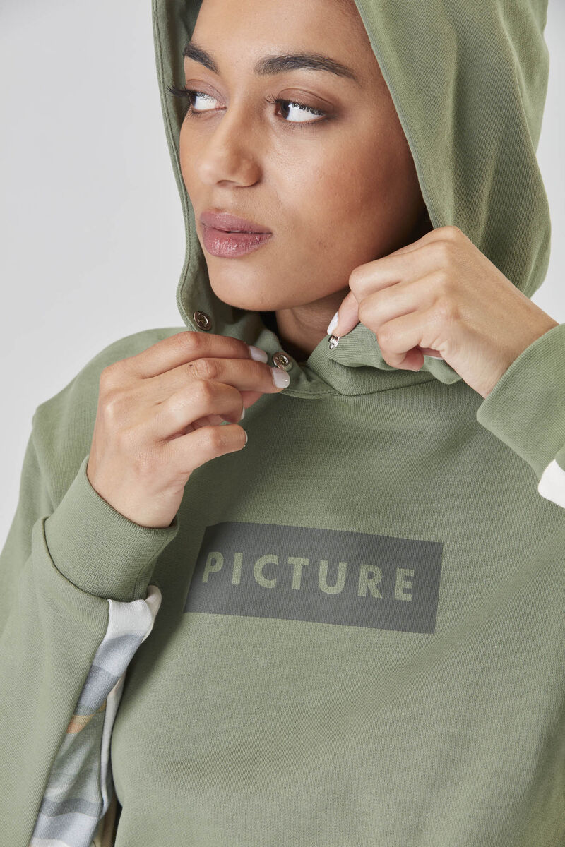 Picture Organic Elissy Women's Hoodie Green | HXO-724381