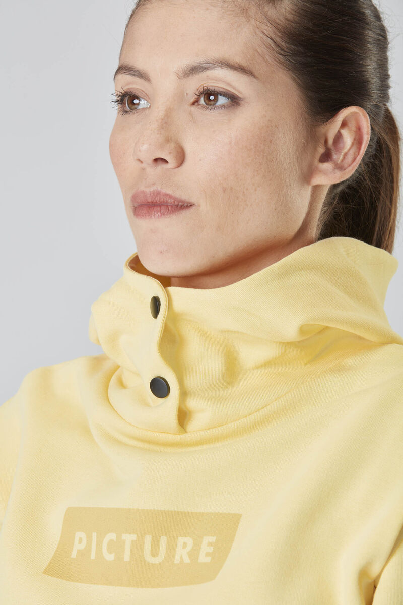 Picture Organic Elissy Women's Hoodie Yellow | BVJ-906254