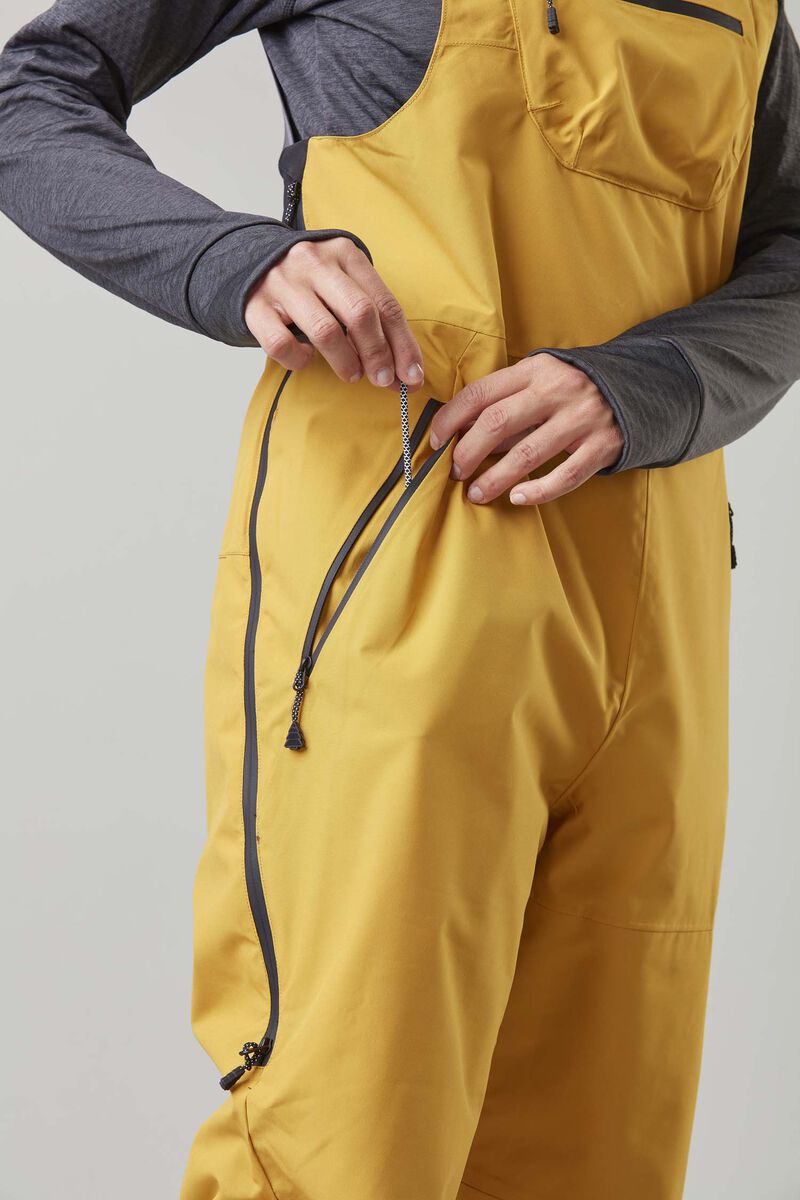 Picture Organic Elwy Bib Women's Snow Pants Deep Yellow | ZRU-914708