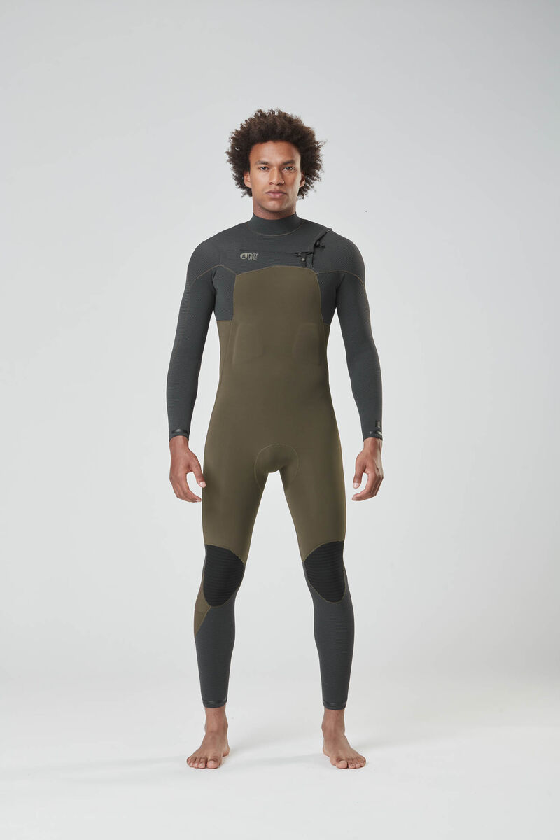 Picture Organic Equation 3/2 Flex Skin Fz Men\'s Wetsuit Dark Green | YDZ-021684