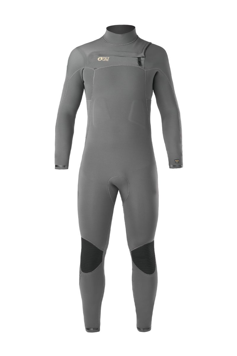 Picture Organic Equation 3/2 Fz Men's Wetsuit Grey | MZB-126857