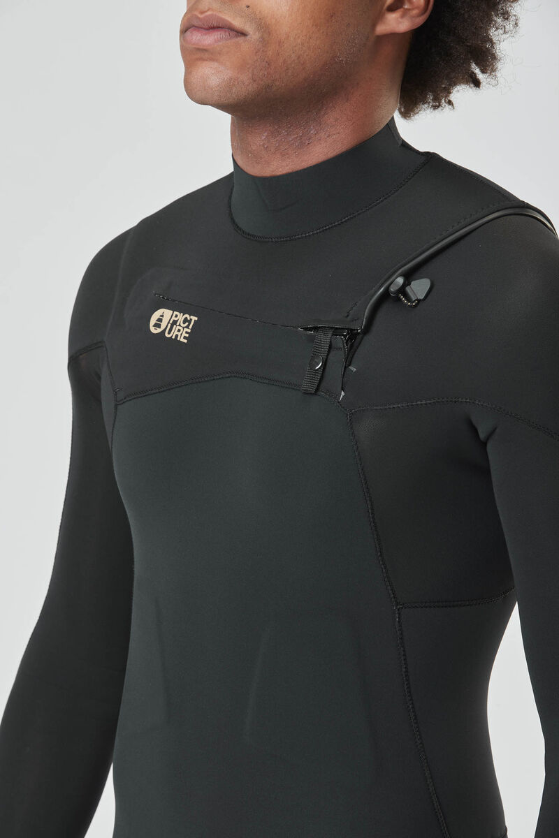 Picture Organic Equation 3/2 Logo Fz Men's Wetsuit Black | FLK-038451