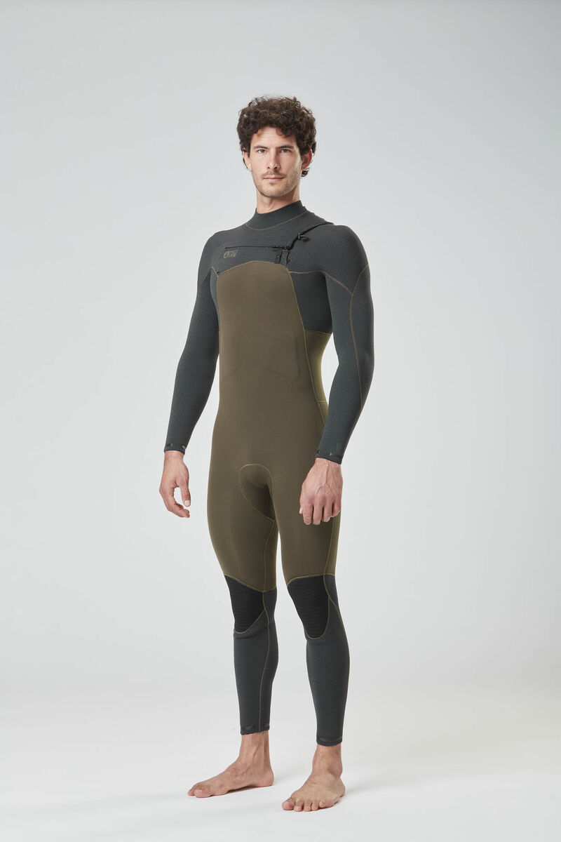 Picture Organic Equation 4/3 Flex Skin Fz Men's Wetsuit Dark Green | FQK-762403