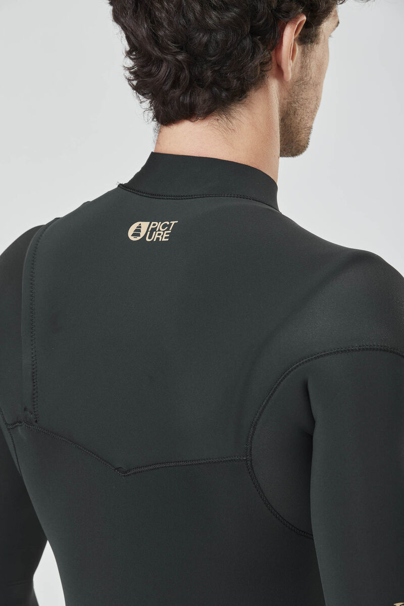 Picture Organic Equation 4/3 Logo Fz Men's Wetsuit Black | NHE-523618