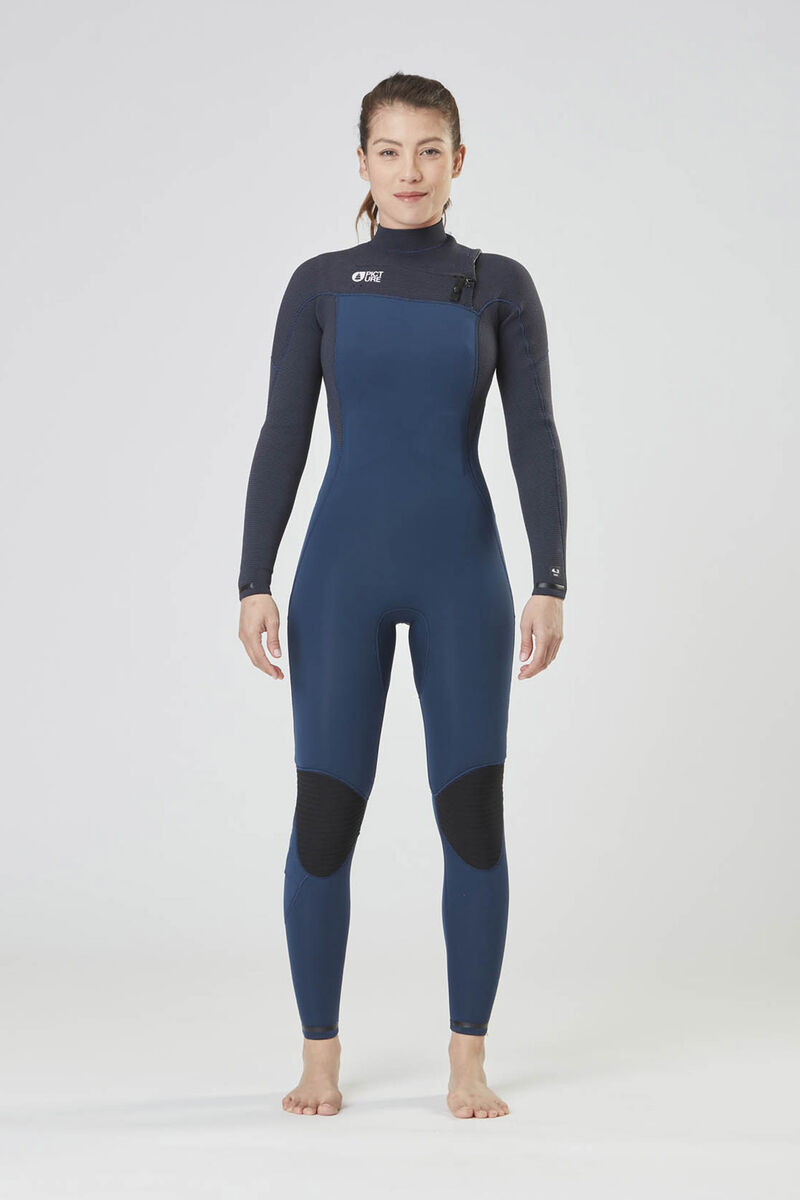 Picture Organic Equation W Flexskin 4/3fz Women\'s Wetsuit Dark Blue | KDF-058972