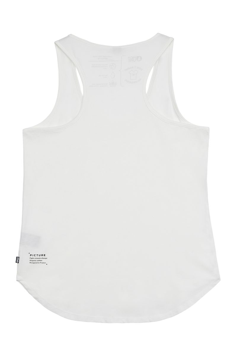 Picture Organic Etty Women's Tanks White | XQR-536092