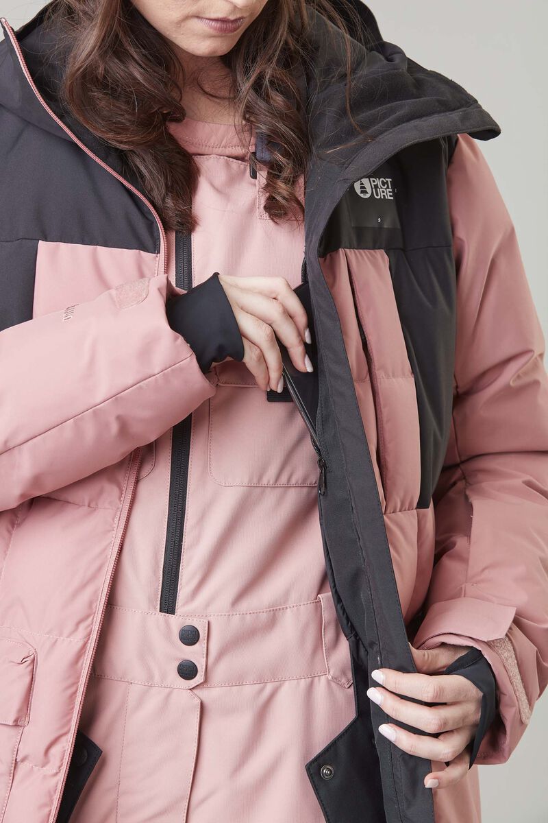 Picture Organic Face It Women's Snow Jackets Grey Rose | LDM-341258