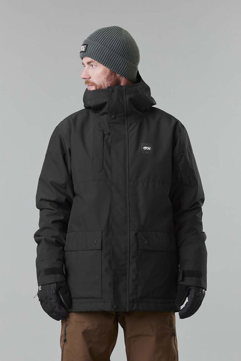 Picture Organic Fines Men's Snow Jackets Black | PJO-786231