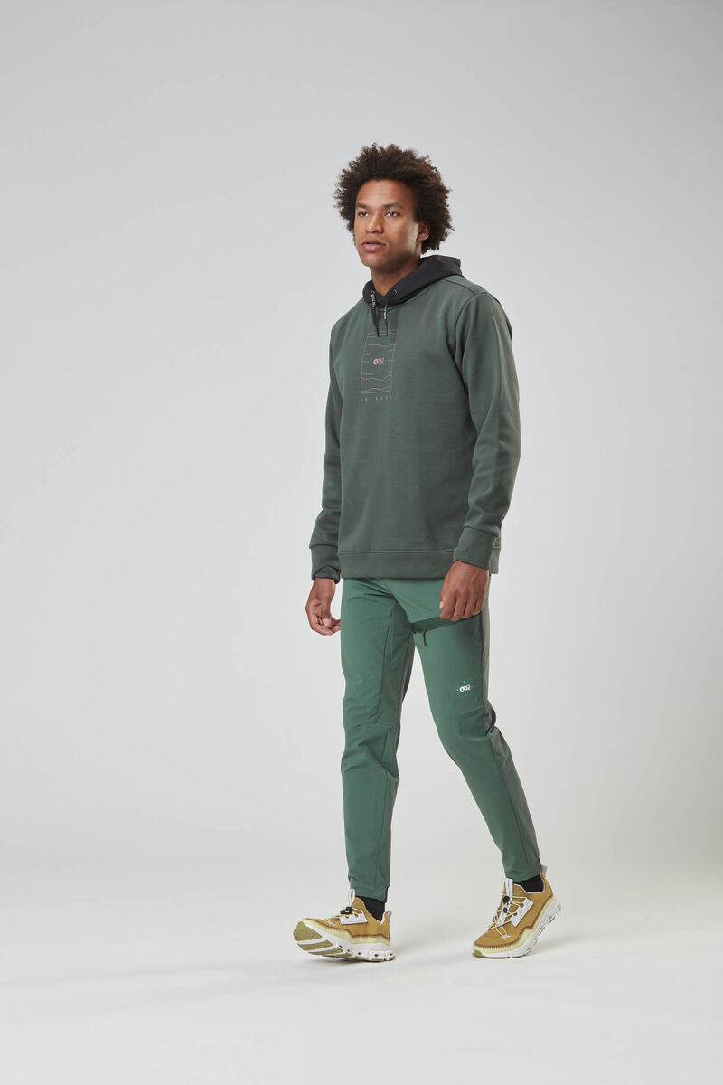 Picture Organic Flack Tech Men's Hoodie Green | KJS-273196