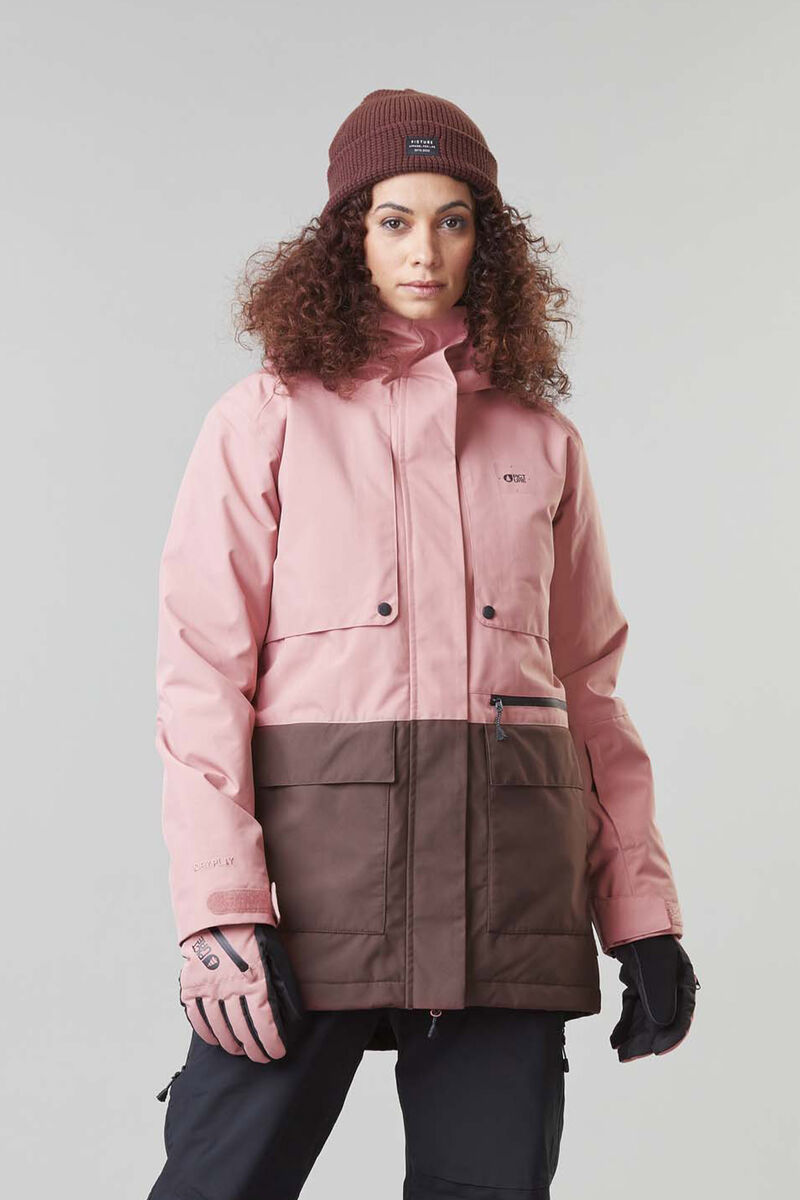 Picture Organic Glawi Women's Snow Jackets Grey Rose | TYD-078426