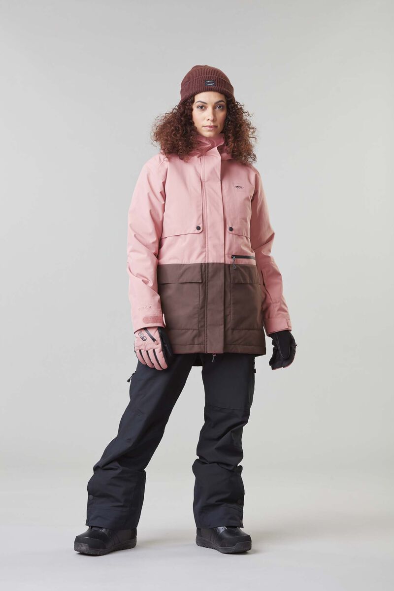 Picture Organic Glawi Women's Snow Jackets Grey Rose | TYD-078426