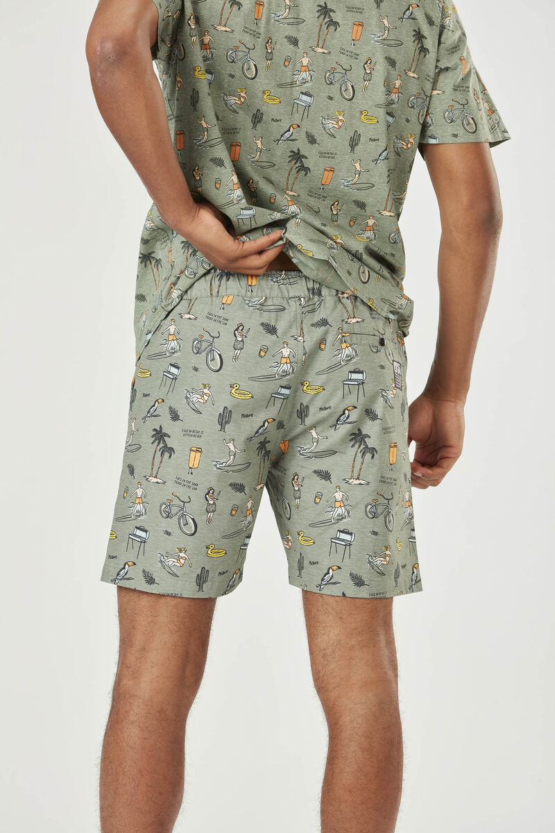 Picture Organic Gunn Men's Shorts Green | CAN-478120