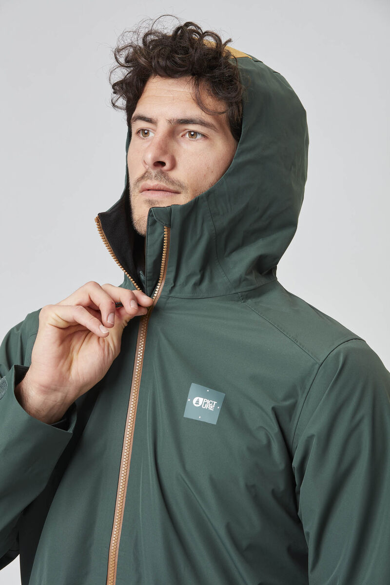 Picture Organic Hals+ 3l Men's Jackets Green | EPU-648902