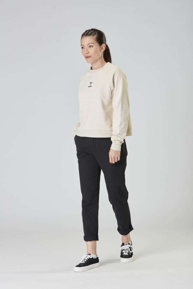 Picture Organic Hampy Crew Women's Sweaters Beige | IEA-013692