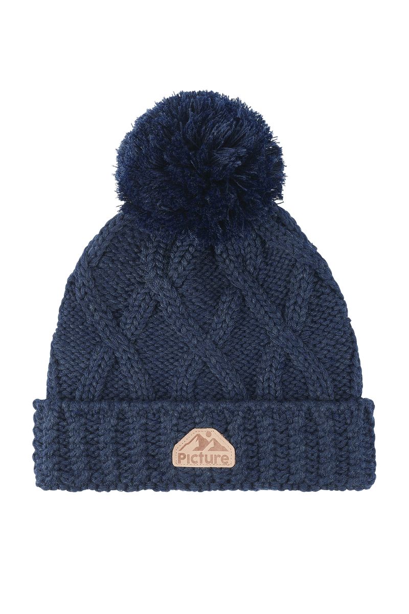 Picture Organic Haven Men\'s Beanie Dark Blue | SIL-028671