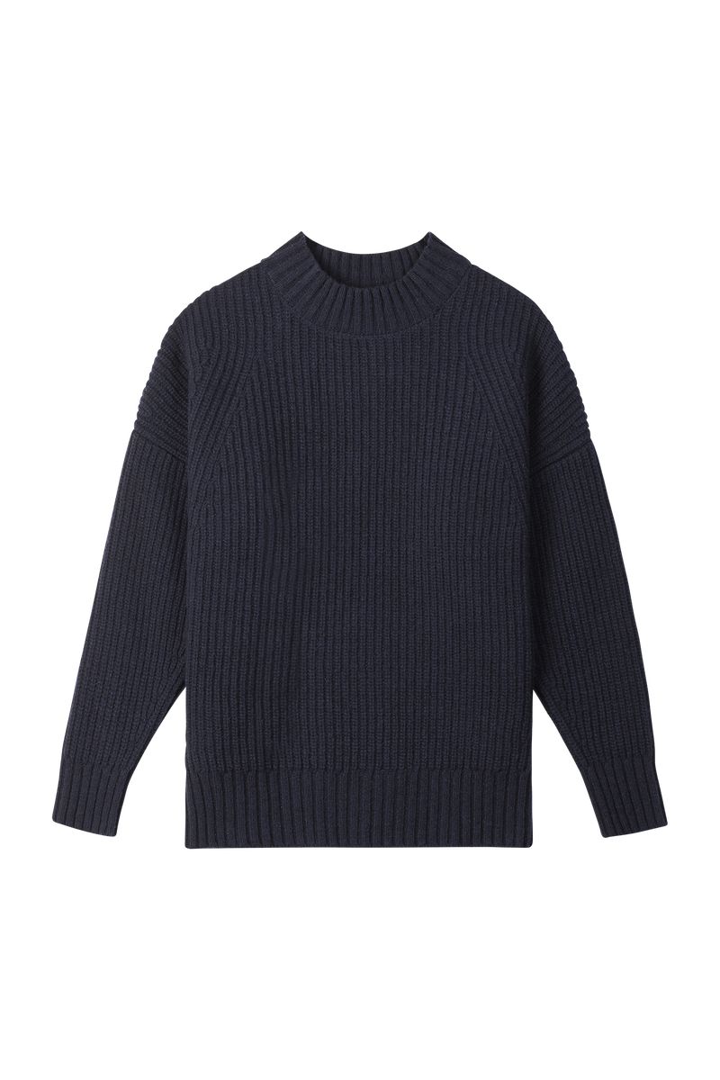 Picture Organic Heta Knit Women's Sweaters Navy | IDH-342061