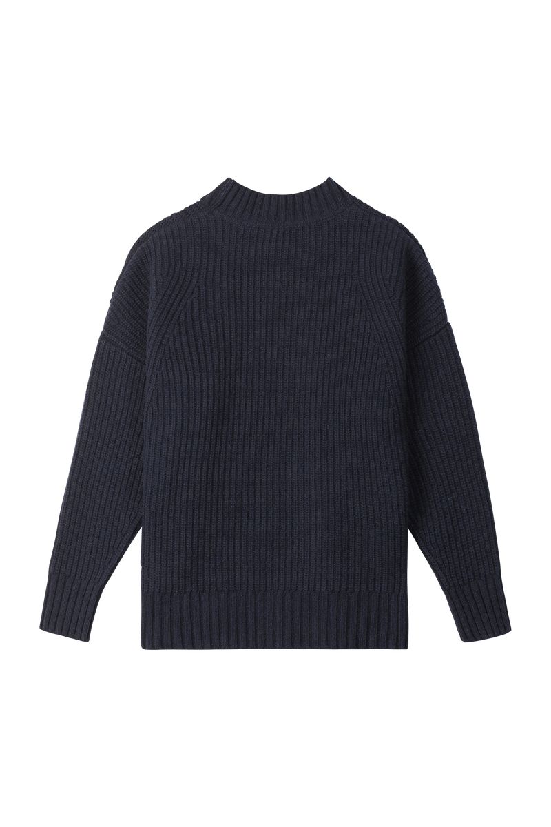 Picture Organic Heta Knit Women's Sweaters Navy | IDH-342061