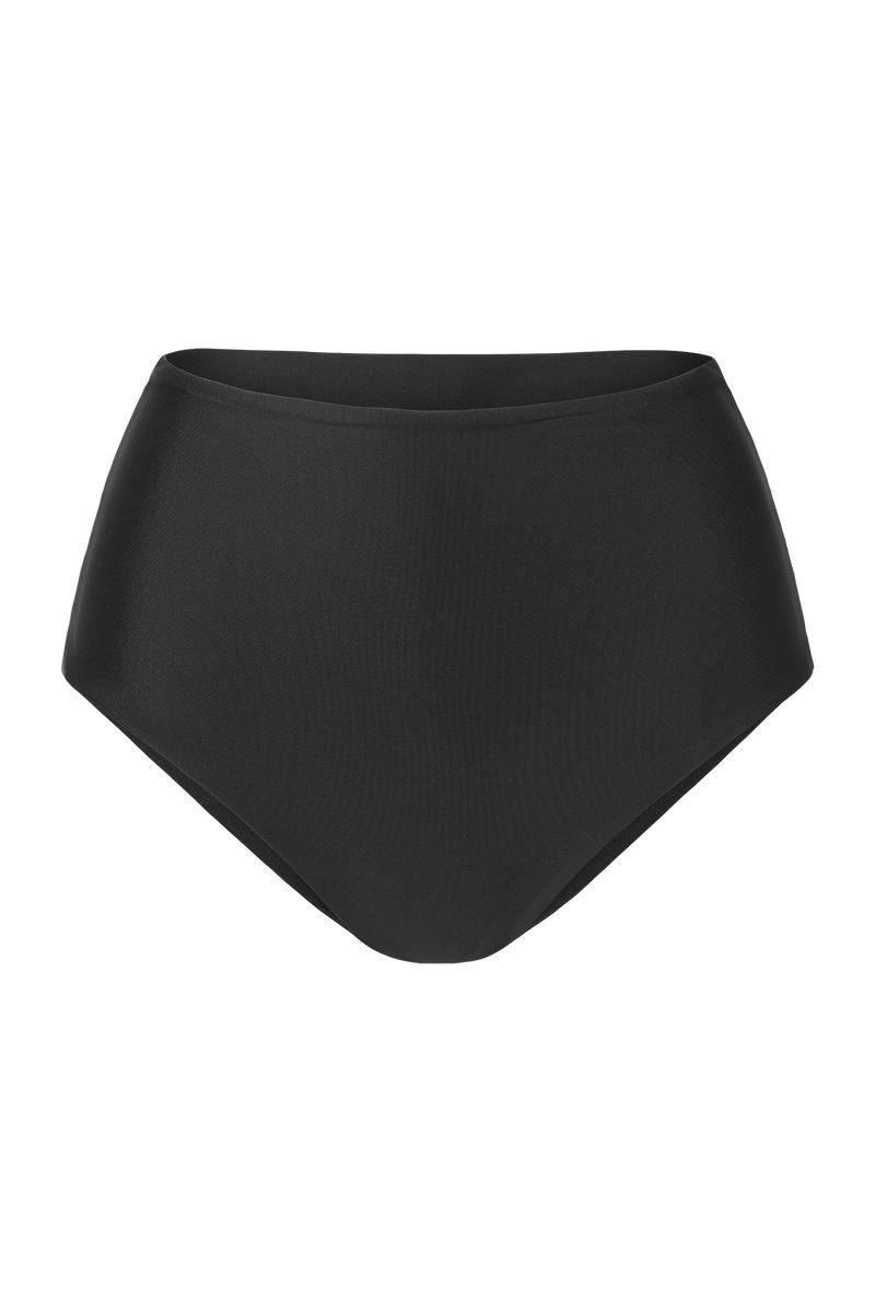 Picture Organic High Waist Bottoms Women's Bikini Bottoms Black | PGV-863195