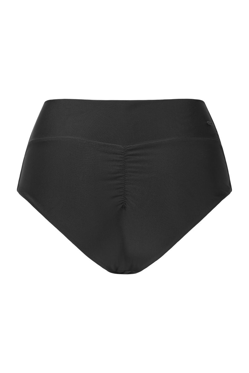 Picture Organic High Waist Bottoms Women's Bikini Bottoms Black | PGV-863195