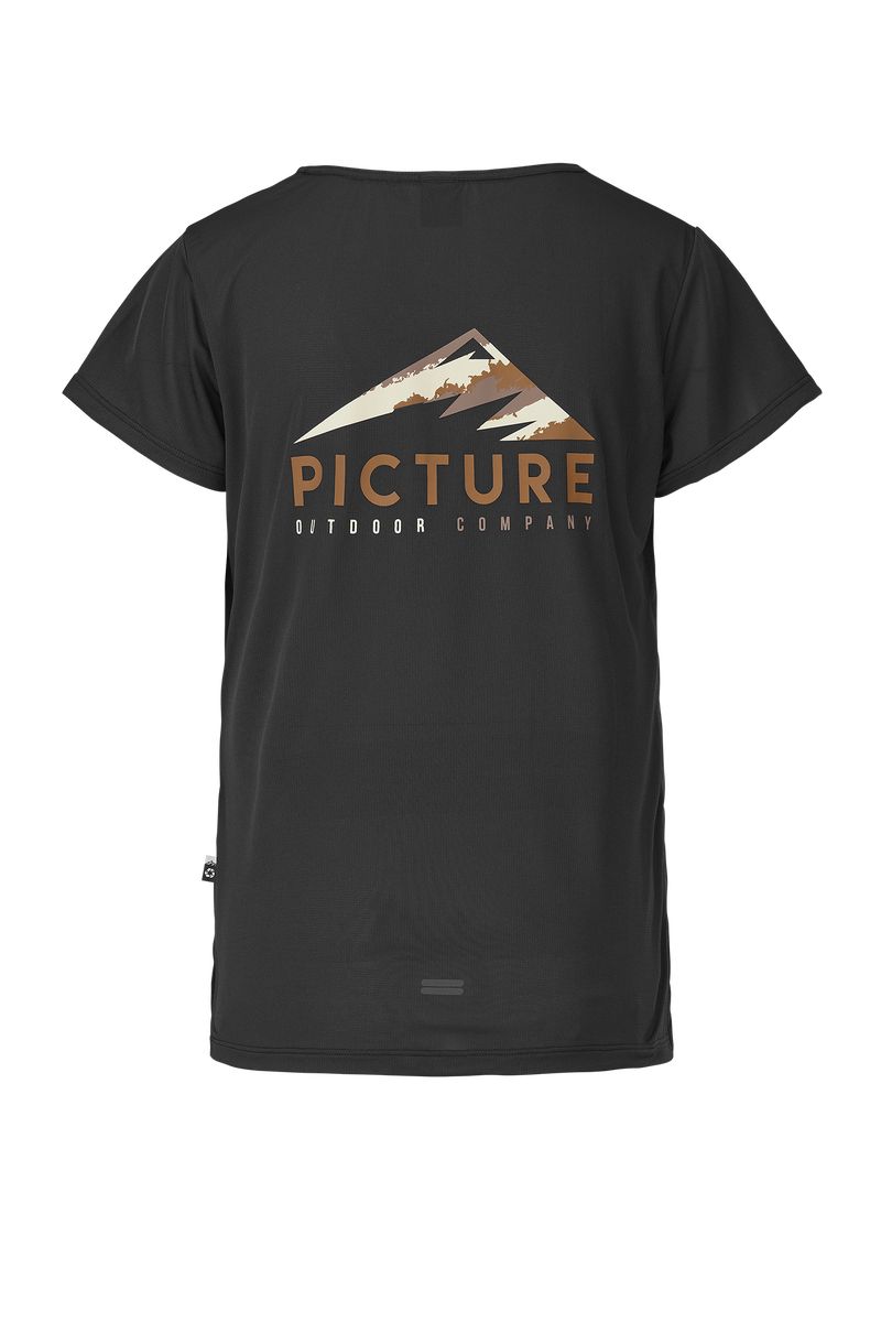 Picture Organic Hila Tech Women's T Shirts Black | PDQ-317046