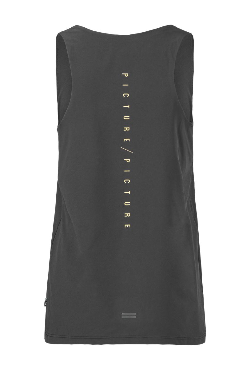 Picture Organic Ice Flow Tech Women's Tanks Black | LSF-529763