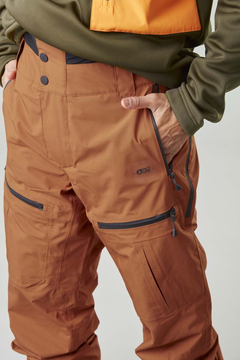 Picture Organic Impact Men's Snow Pants Brown | JSB-485130