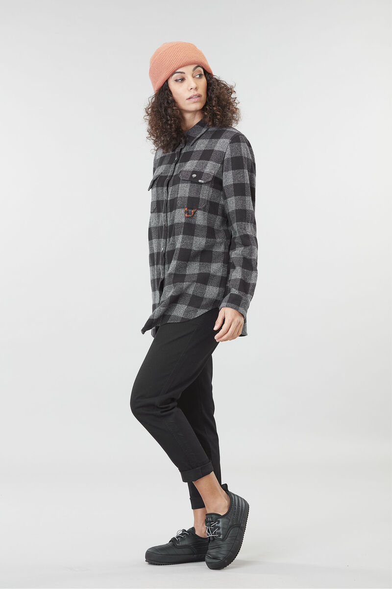 Picture Organic Jade Women's Shirts Black / Grey | ISP-107589