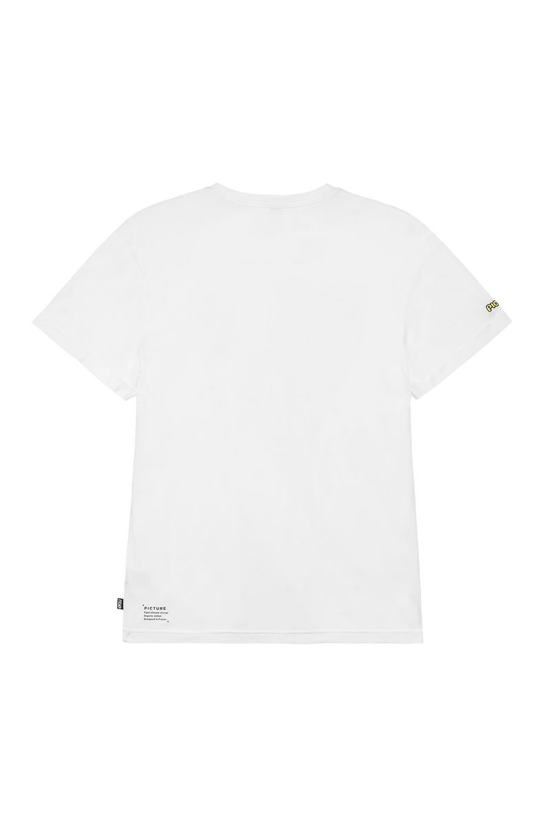 Picture Organic Jerona Men's T Shirts White | ZFO-513726