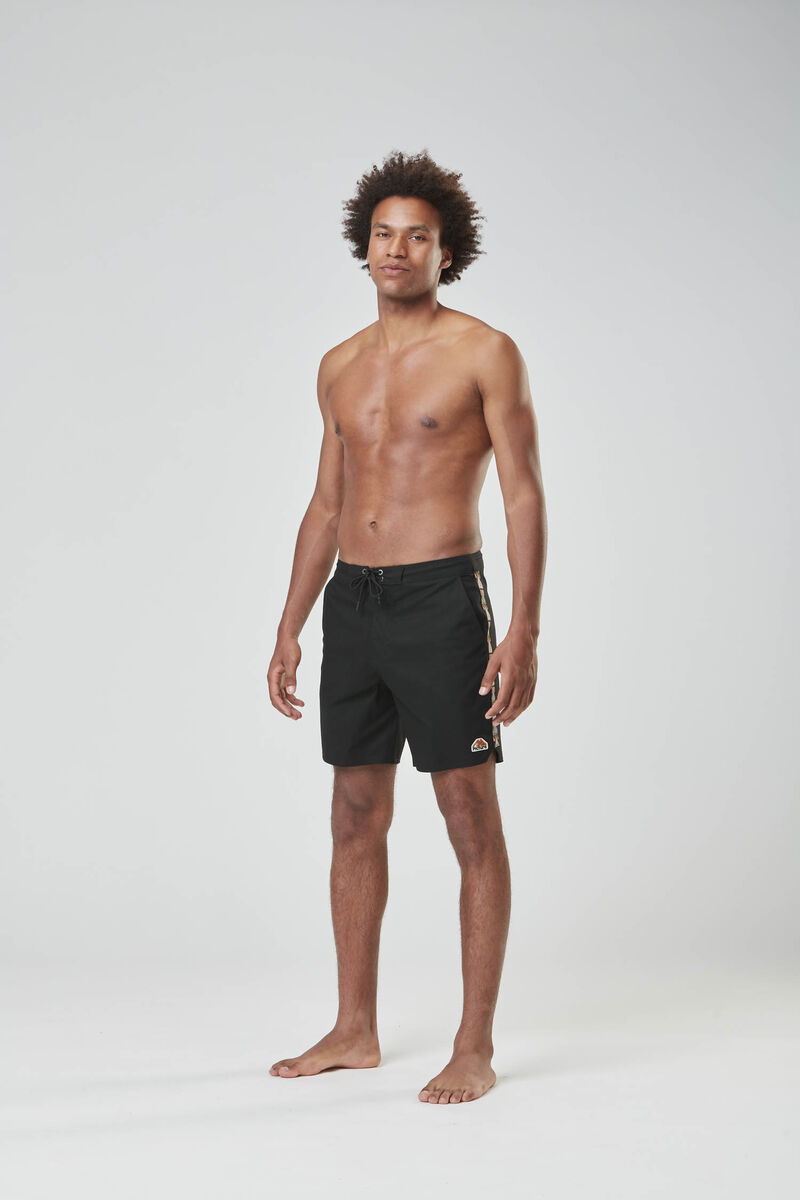 Picture Organic John 17 Brds Men's Boardshorts Black | OEU-285703