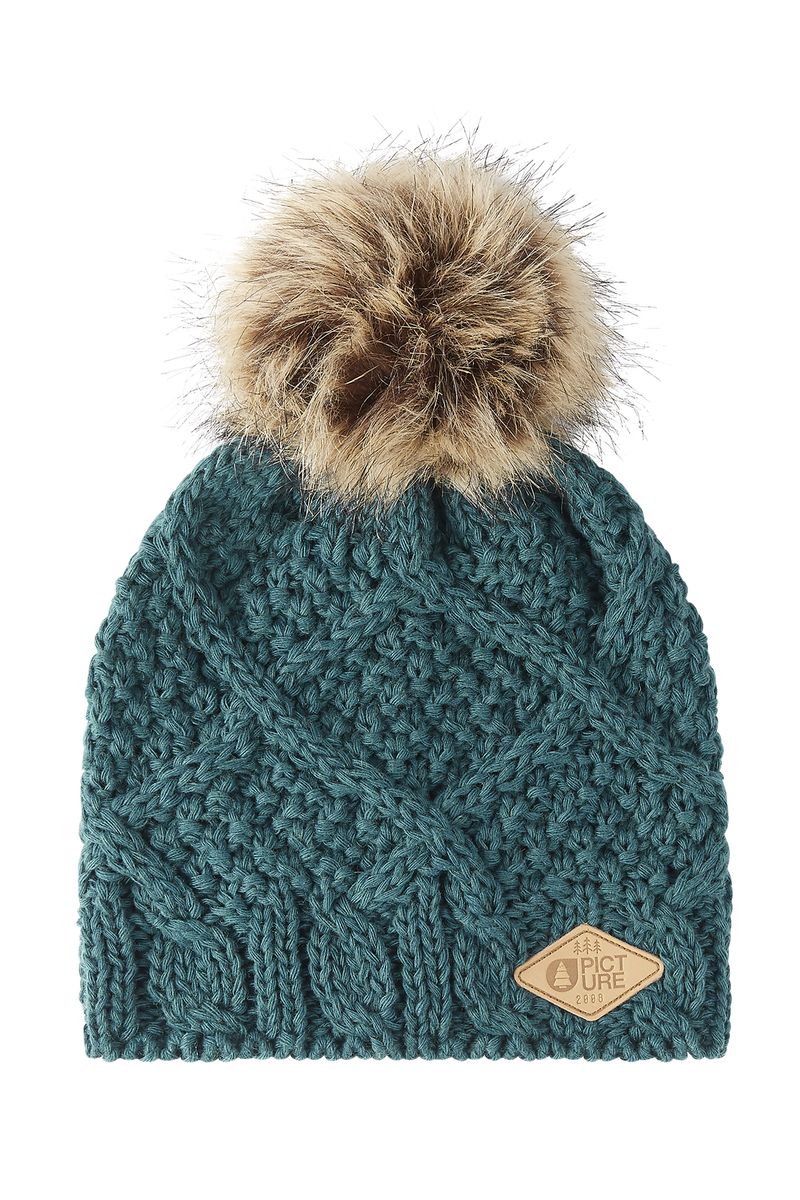 Picture Organic Jude Women\'s Beanie Green | PYF-512469