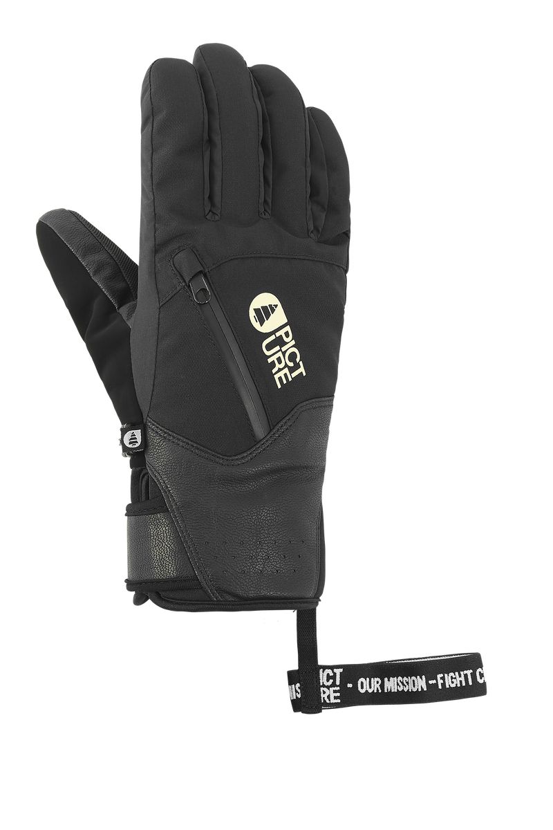 Picture Organic Kakisa Men's Gloves Black | QML-487529