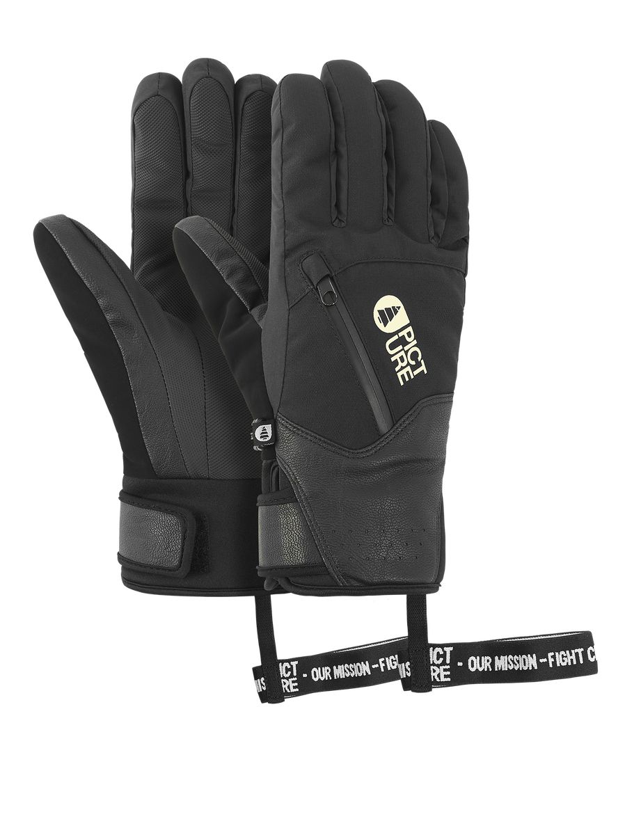 Picture Organic Kakisa Men's Gloves Black | QML-487529