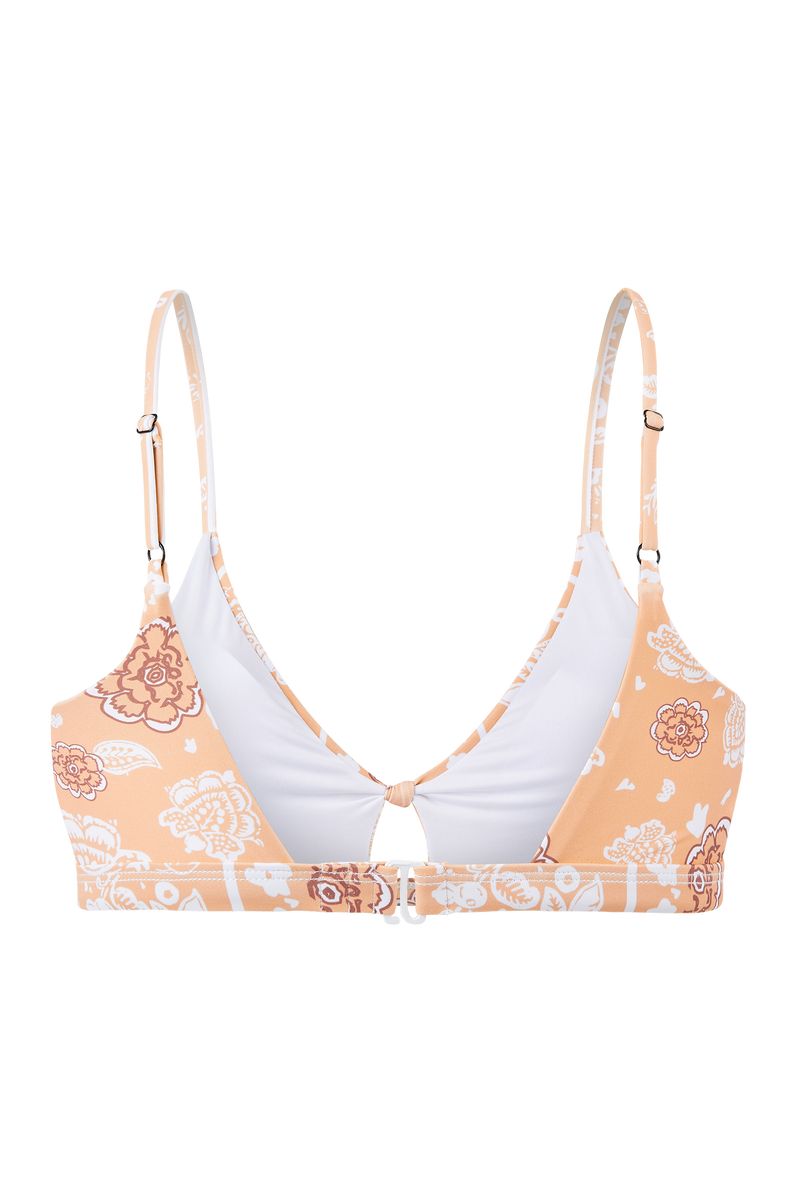 Picture Organic Kalta Print Triangle Women's Bikini Tops Orange | IGM-385972