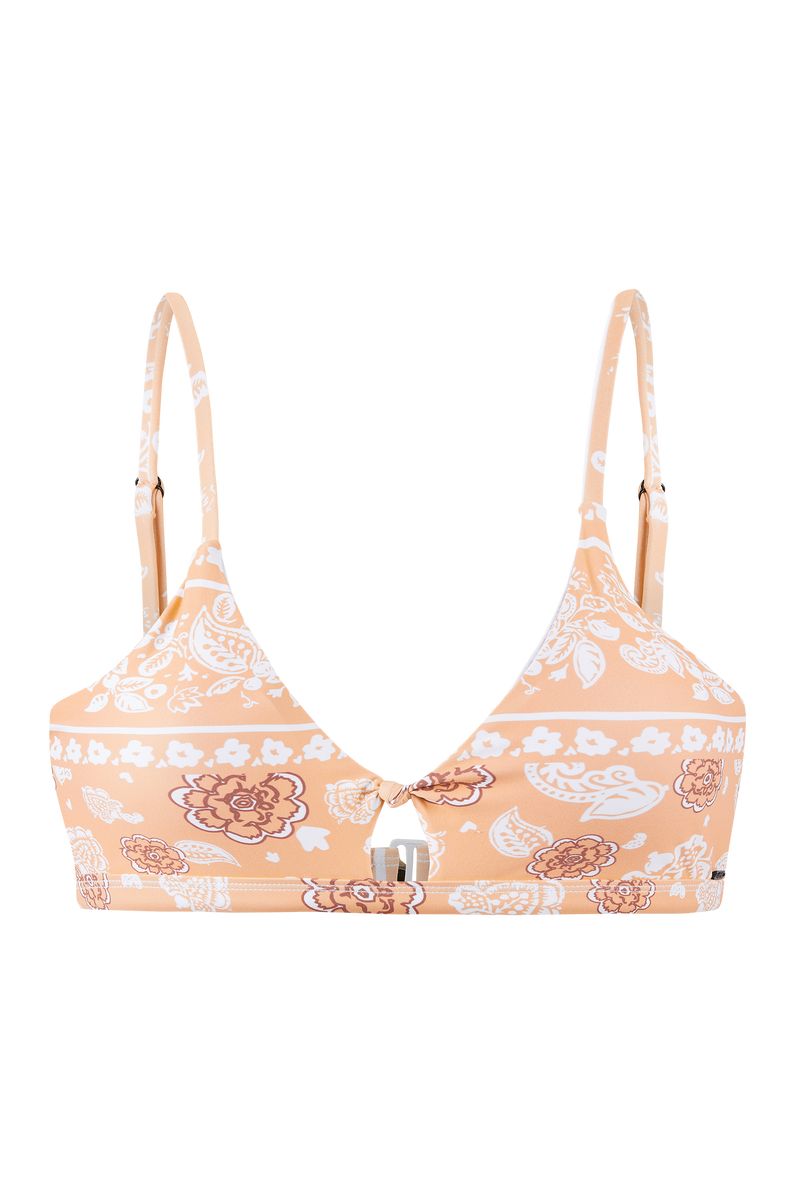 Picture Organic Kalta Print Triangle Women\'s Bikini Tops Orange | IGM-385972