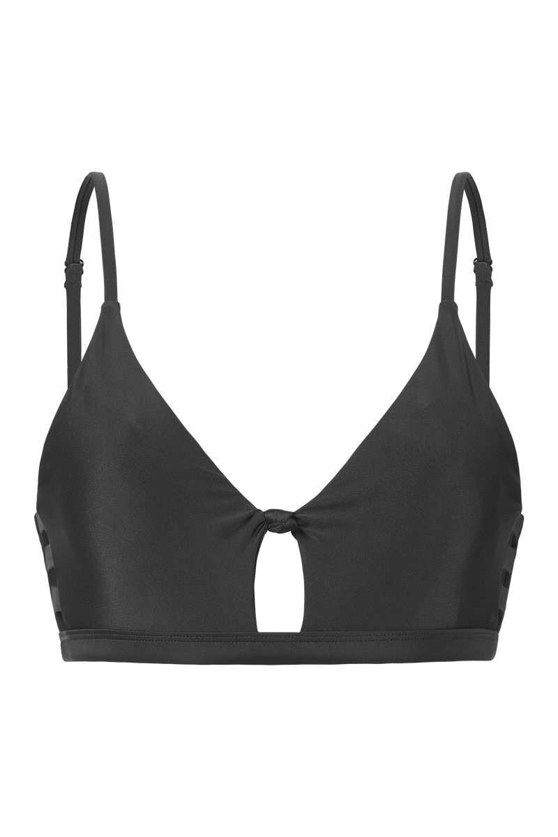 Picture Organic Kalta Triangle Women's Bikini Tops Black | RGQ-351768