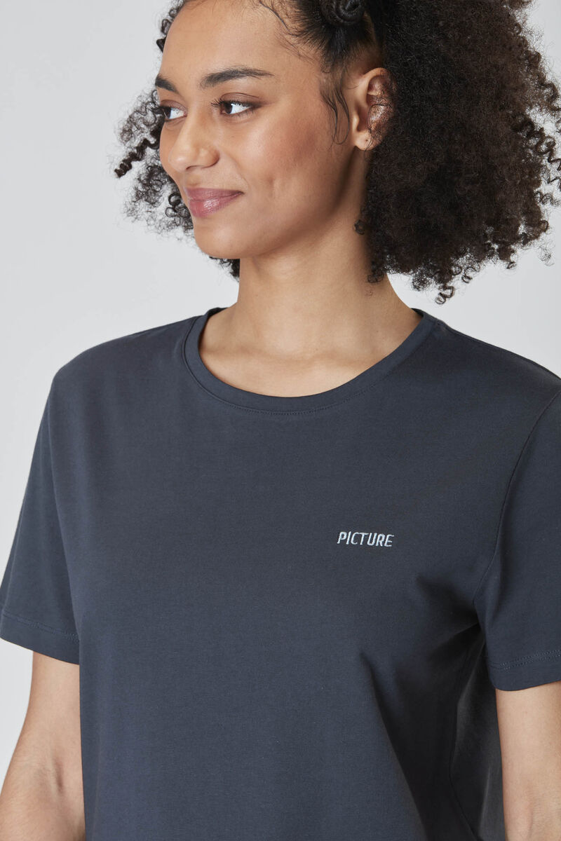 Picture Organic Key Women's T Shirts Dark Blue | RMD-170349