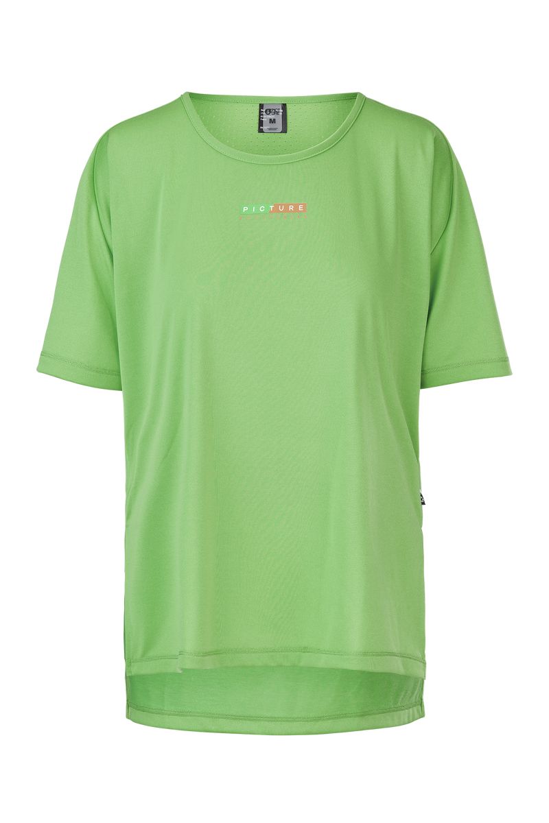 Picture Organic Kiersi Ss Tech Women's T Shirts Green | AVG-529476