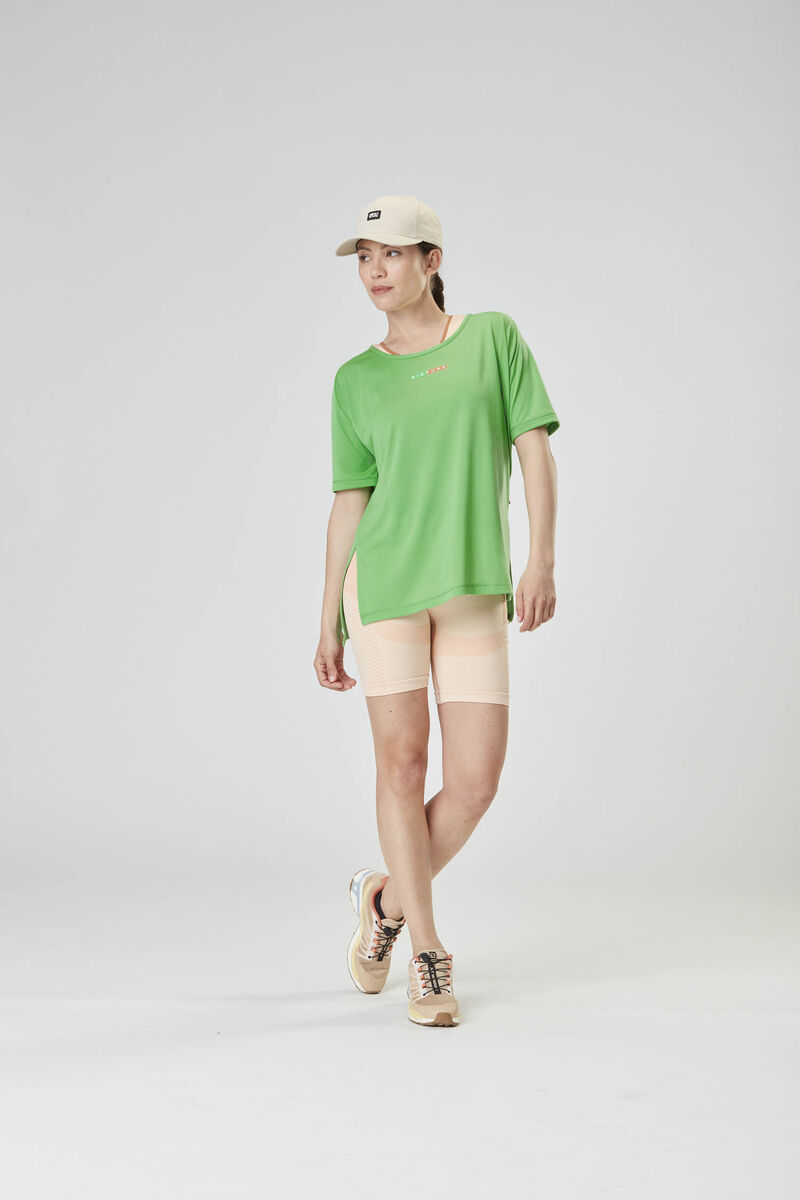 Picture Organic Kiersi Ss Tech Women's T Shirts Green | AVG-529476