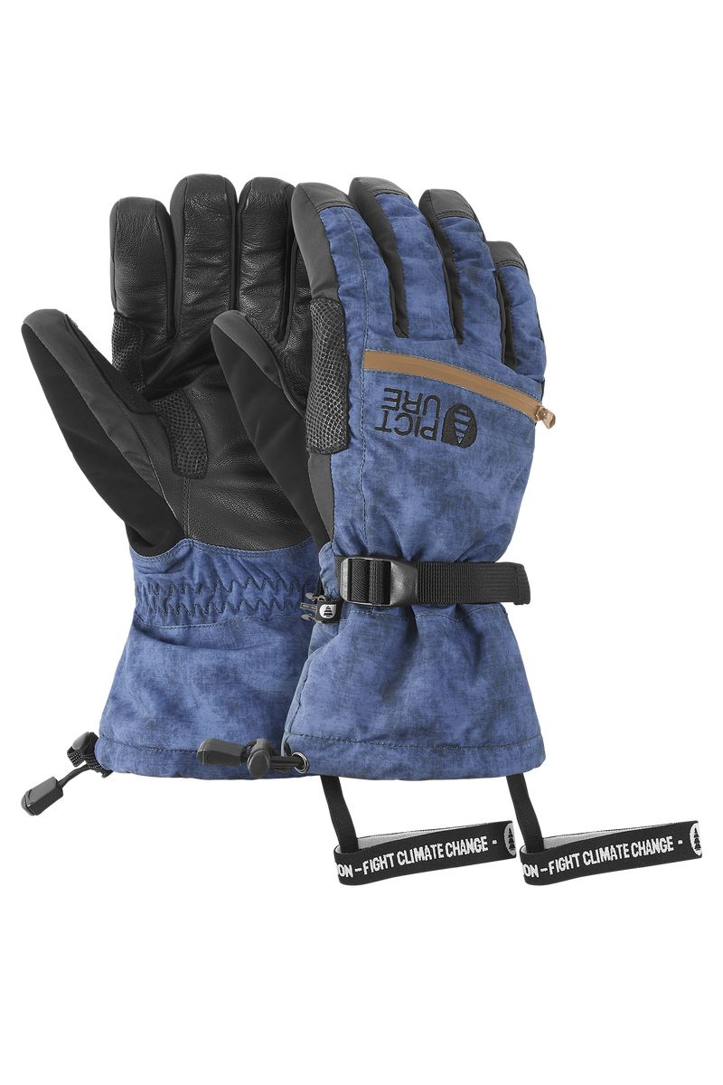 Picture Organic Kincaid Men's Gloves Blue | IHO-729306