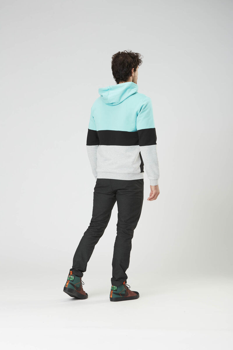 Picture Organic Klob Zip Men's Hoodie Blue Turquoise | KMJ-423569