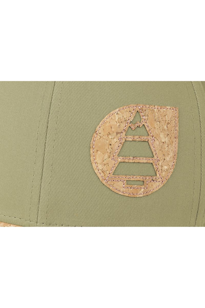 Picture Organic Lines Baseball Men's Caps Green | ENR-138704