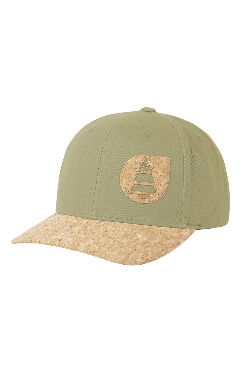 Picture Organic Lines Baseball Men\'s Caps Green | ENR-138704