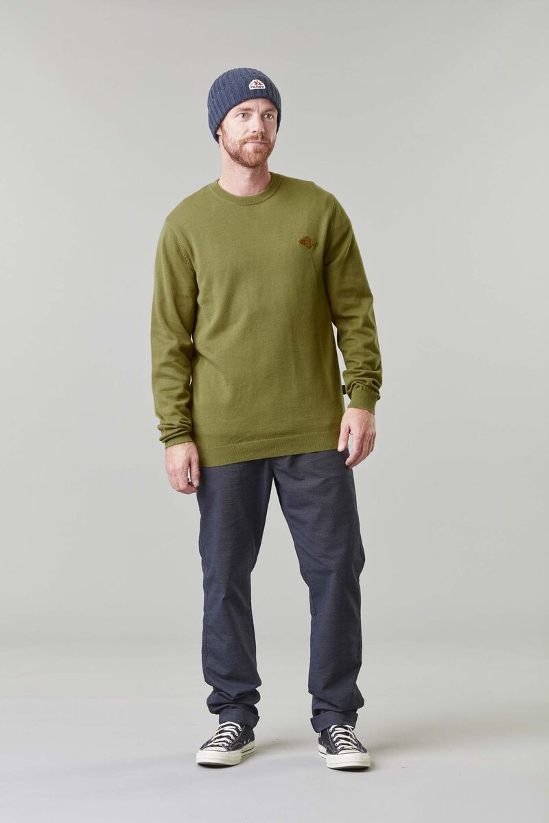 Picture Organic Lyrok Knit Men's Sweaters Green | WVD-158362