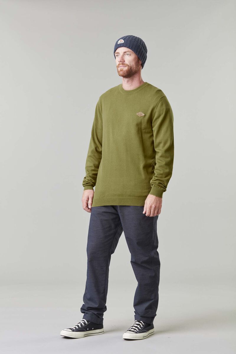 Picture Organic Lyrok Knit Men's Sweaters Green | WVD-158362