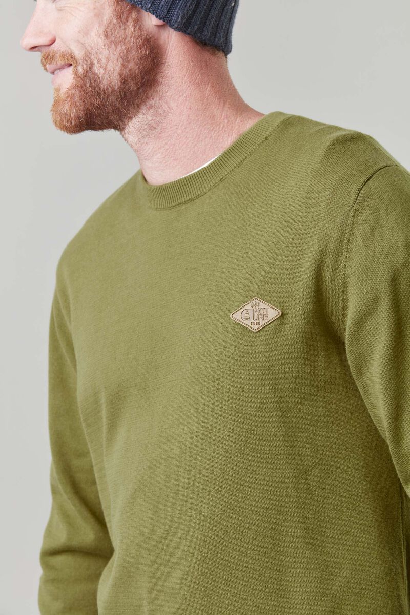 Picture Organic Lyrok Knit Men's Sweaters Green | WVD-158362