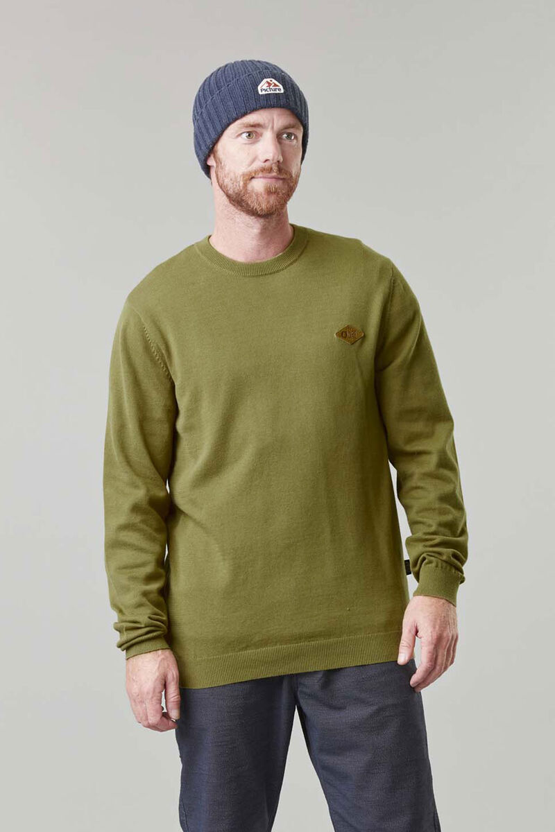 Picture Organic Lyrok Knit Men\'s Sweaters Green | WVD-158362